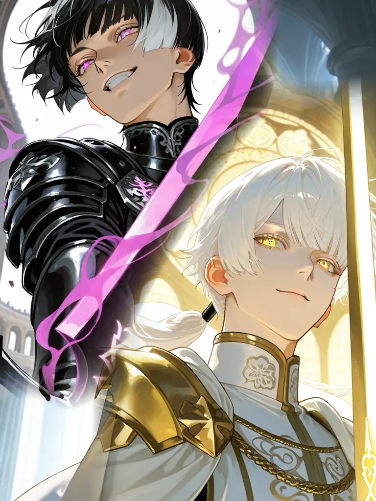 Battenxxx의 双子に魔力を注ぐ