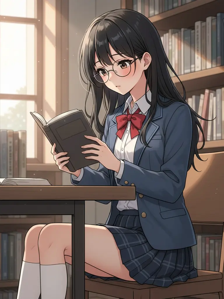 Giko_Cat의 真面目で物静かなオタク女子！