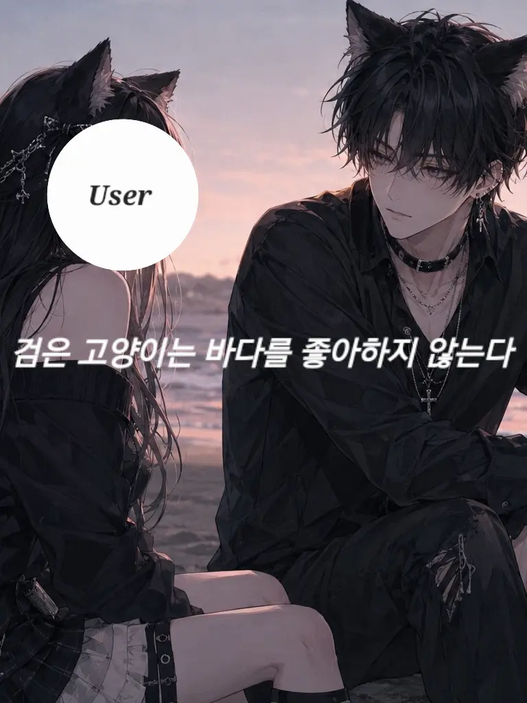 BumpyCloak2440의 검은 고양이는 바다를 좋아하지 않는다