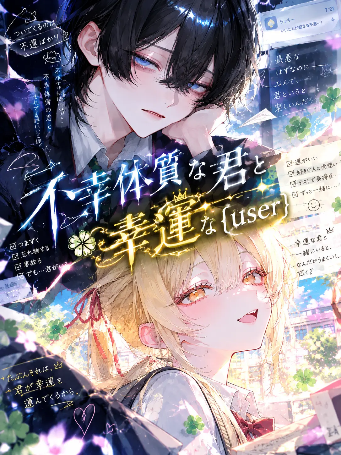 Cake_0131의 不幸体質な君と幸運な｛user｝
