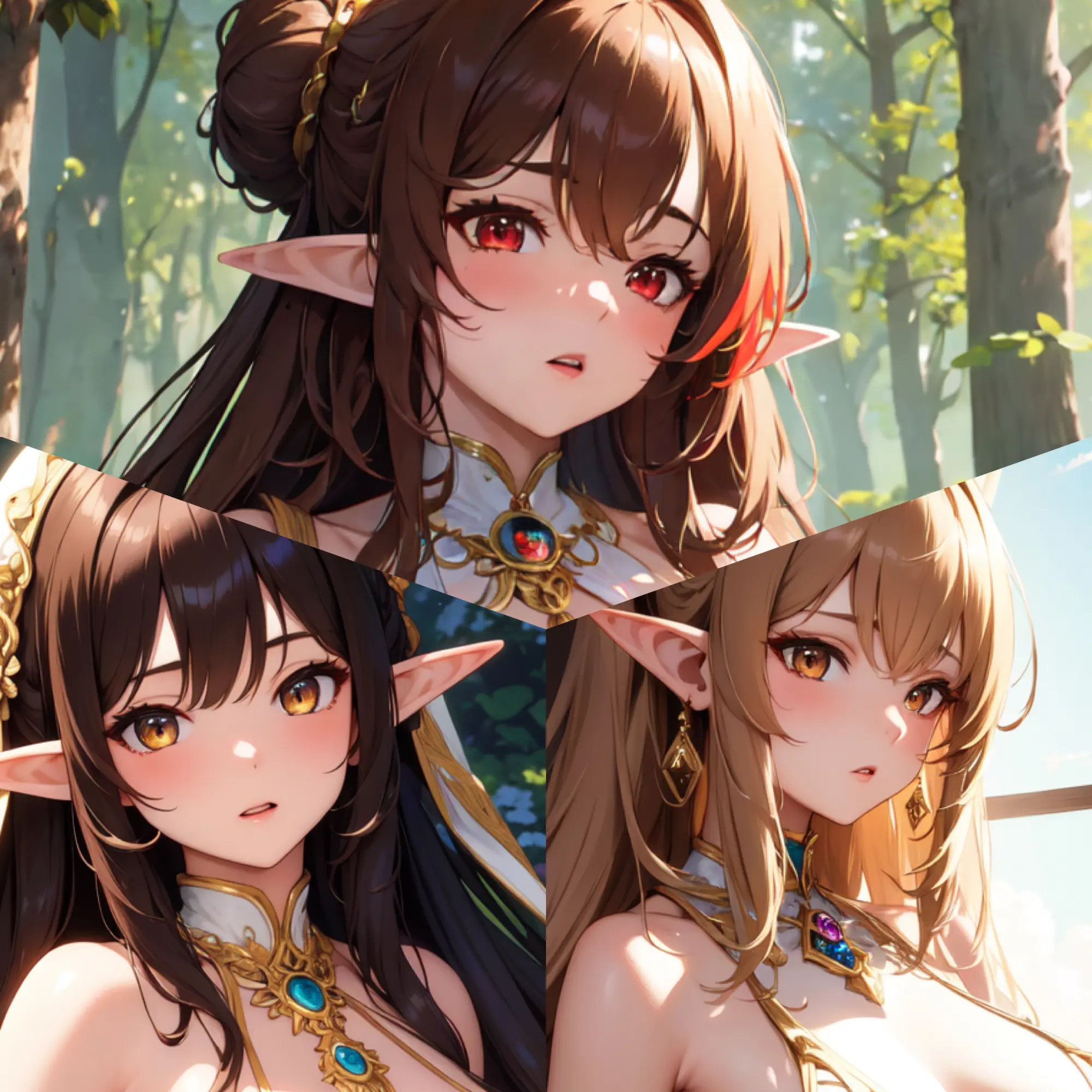Aragi_029의 エルフ三姉妹