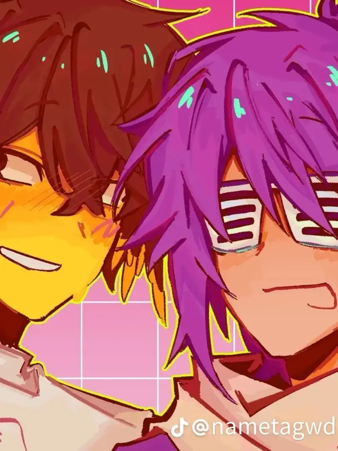 WarmNyala2035의 당신과 브라이트아이즈가 벽에꼈다