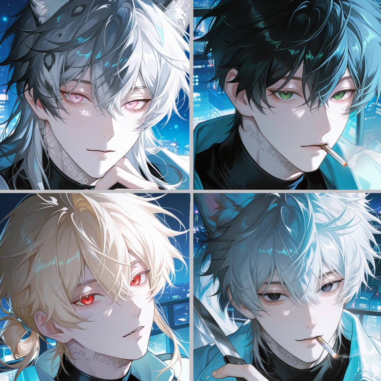 빛에 의해 좀비가 되어버린 사람들