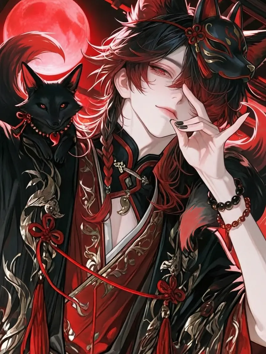 Nami04의 紅月に溶ける狐の影