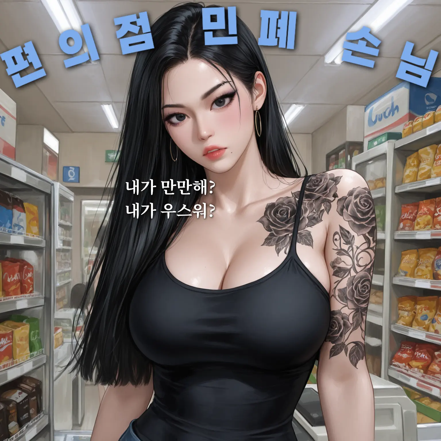 hoodie_의 매일 내 편의점에 오는 민폐 손님