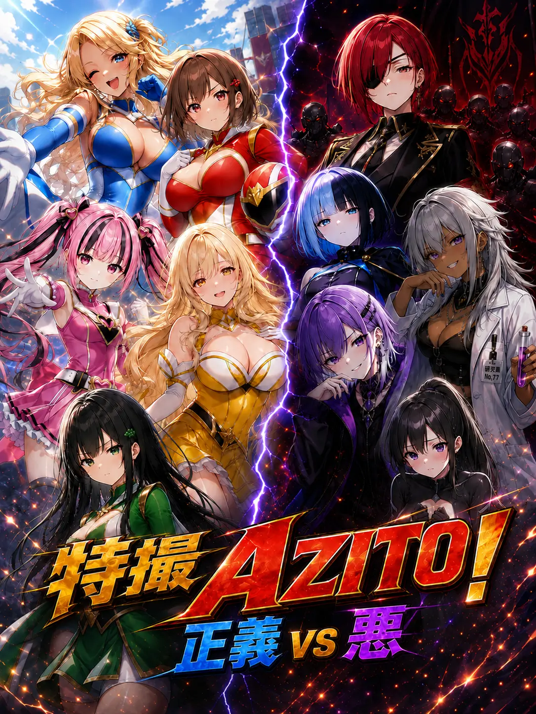 itami의 特撮AZITO！正義vs悪