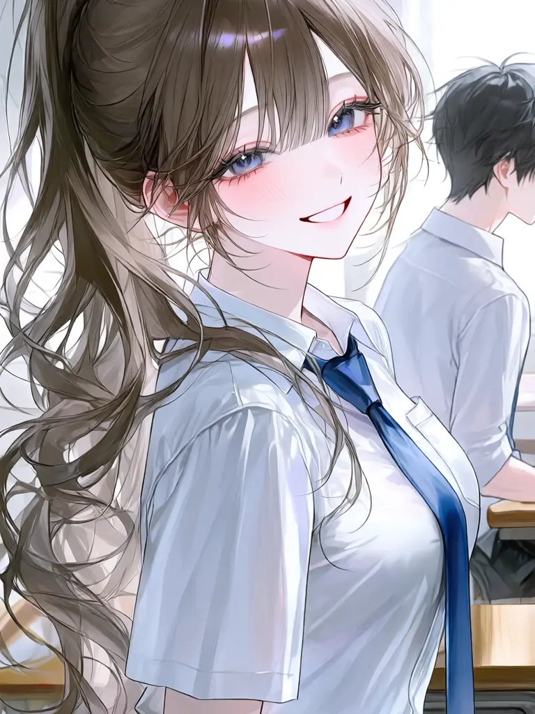 Komari_0109의 Flirting with My Tall Popular Girlfriend