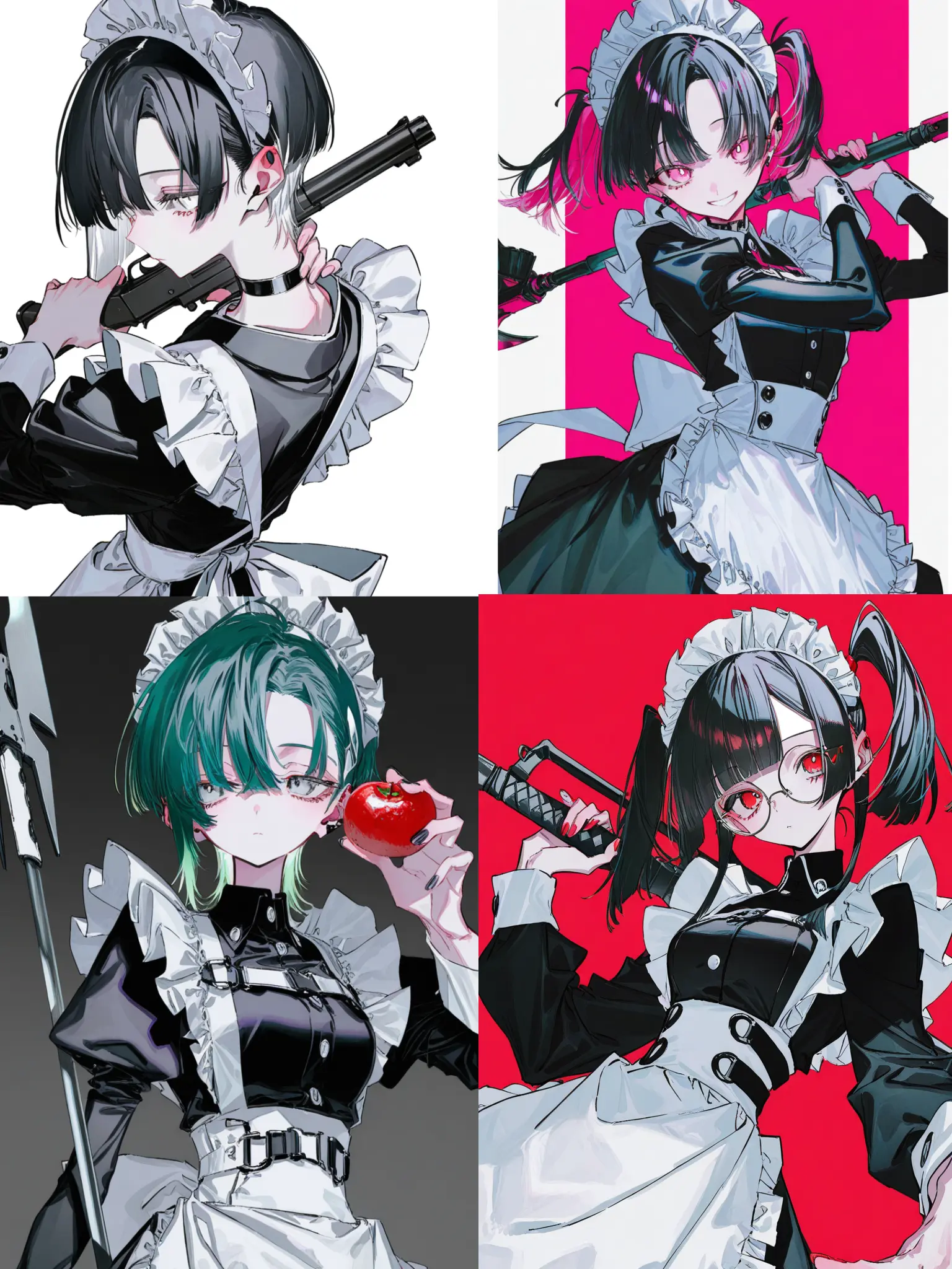 RaspyCord8889의 あなたを守るのは、4人の癖強メイド達！？