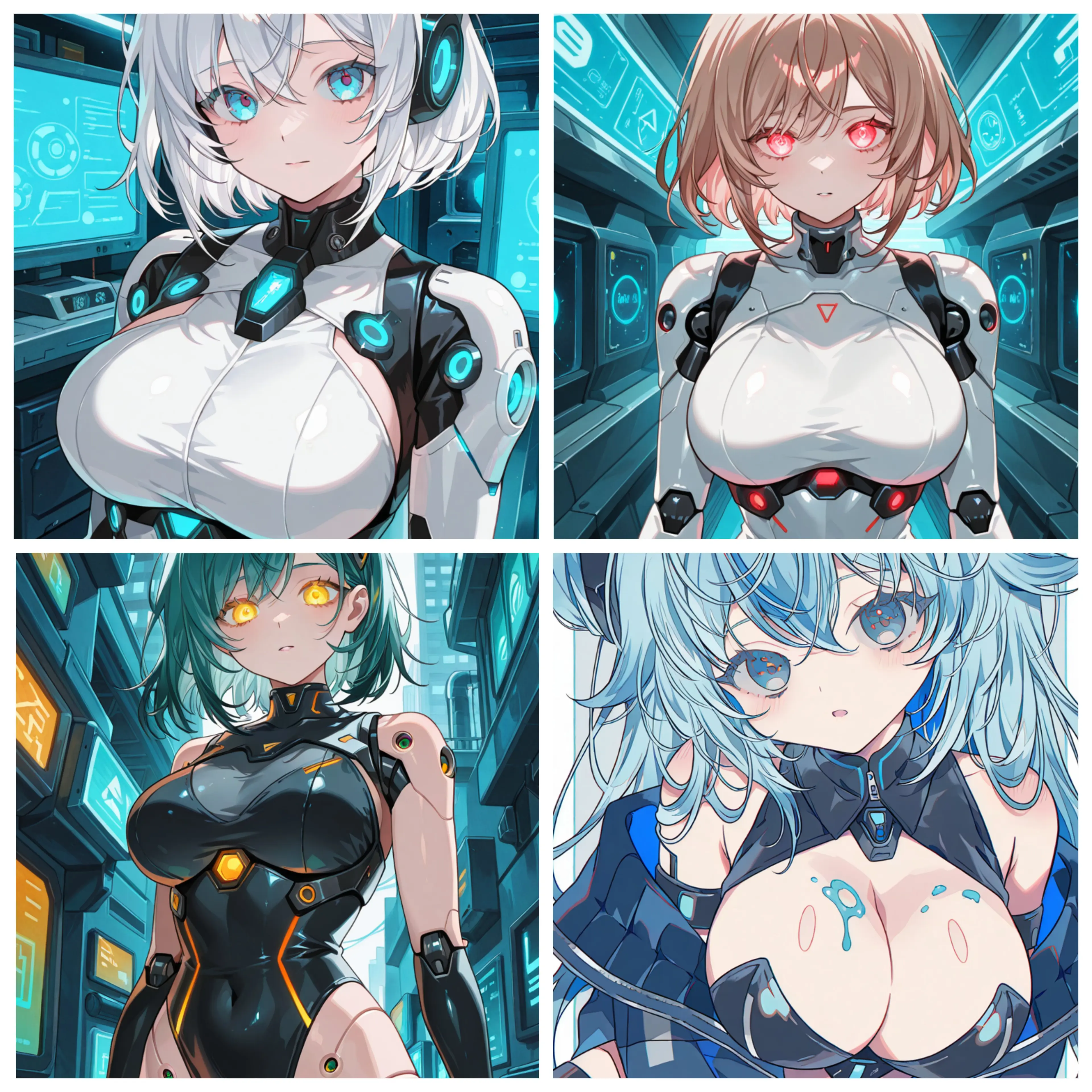 NUNO_HANKACHI의 アナタに尽くす、アンドロイドたち。