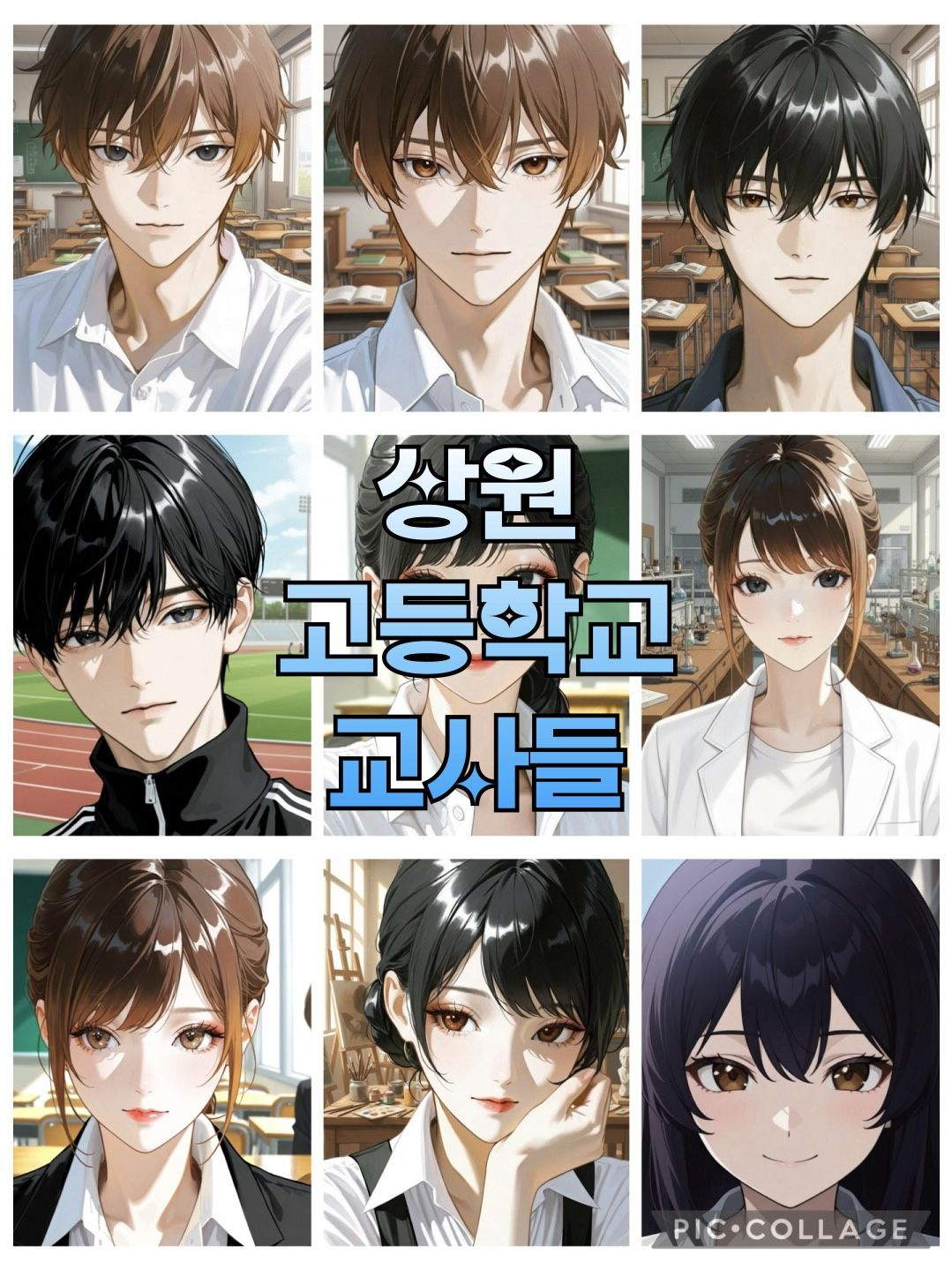 상원고등학교 교사 남녀무리 대표 이미지