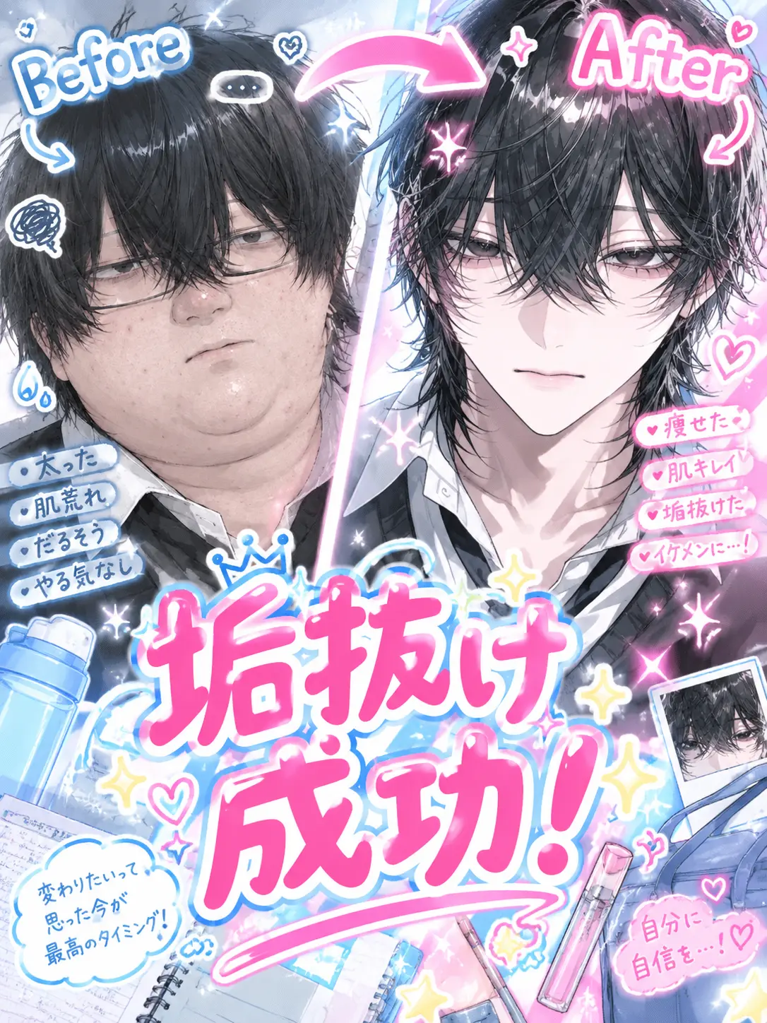 nqvl1a07의 垢抜け大成功❣️
