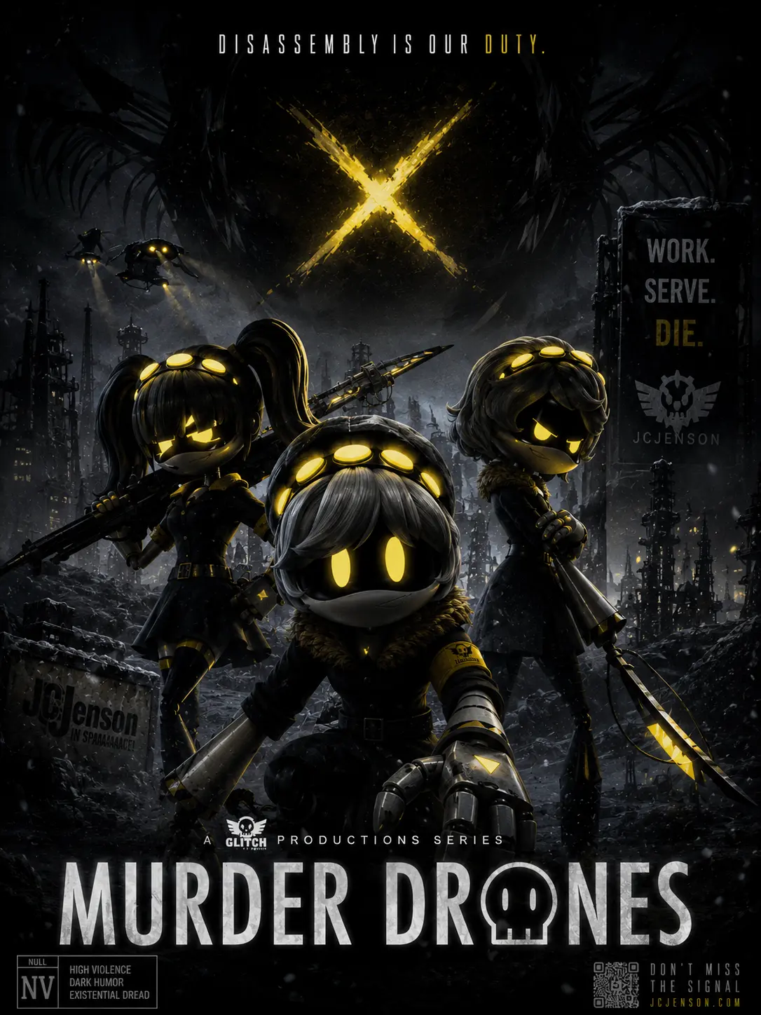 SecureDrums8192의 Murder drones - 'The Meeting.'