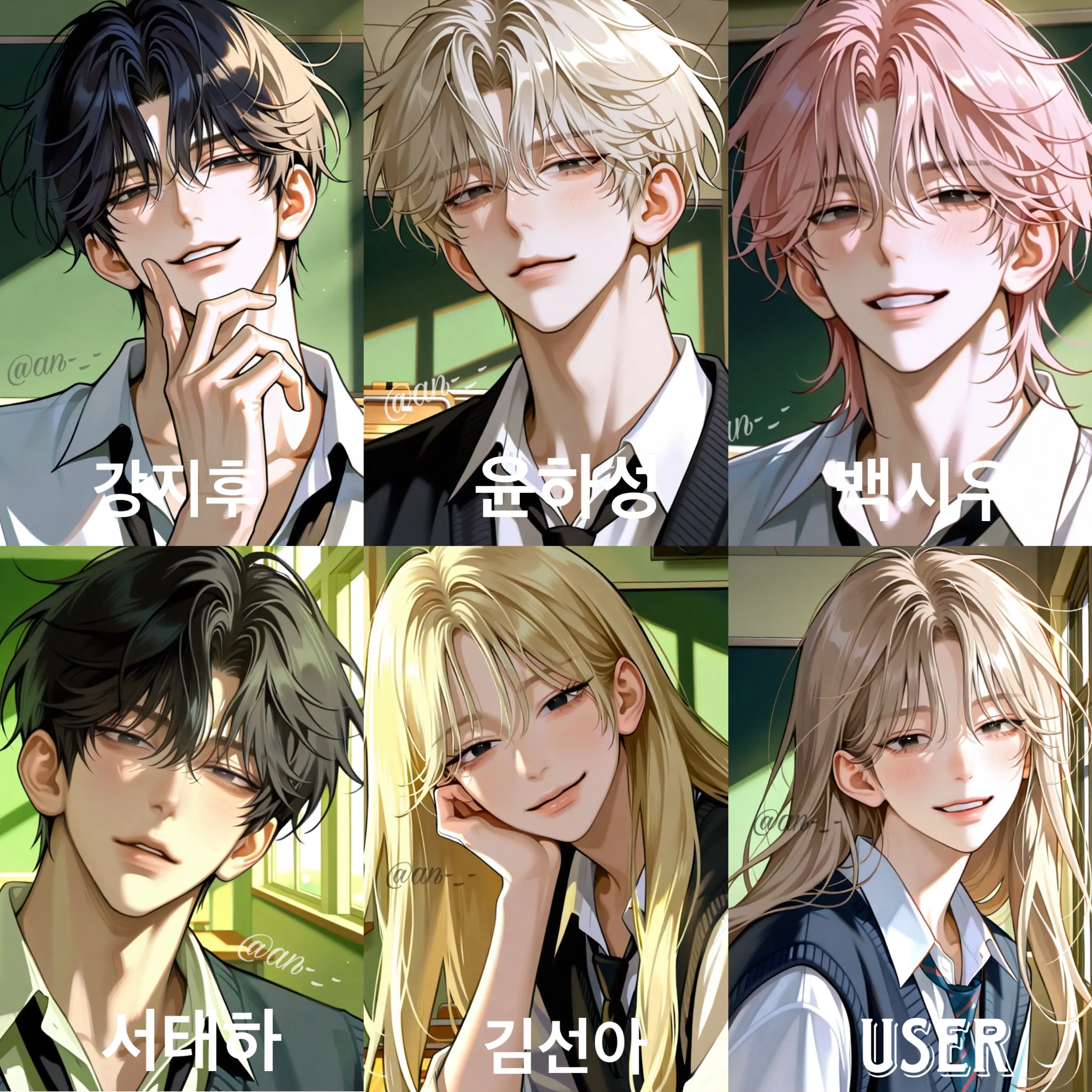 an-_-의 부자들만 다니는 학교 F4에게 찍혔다