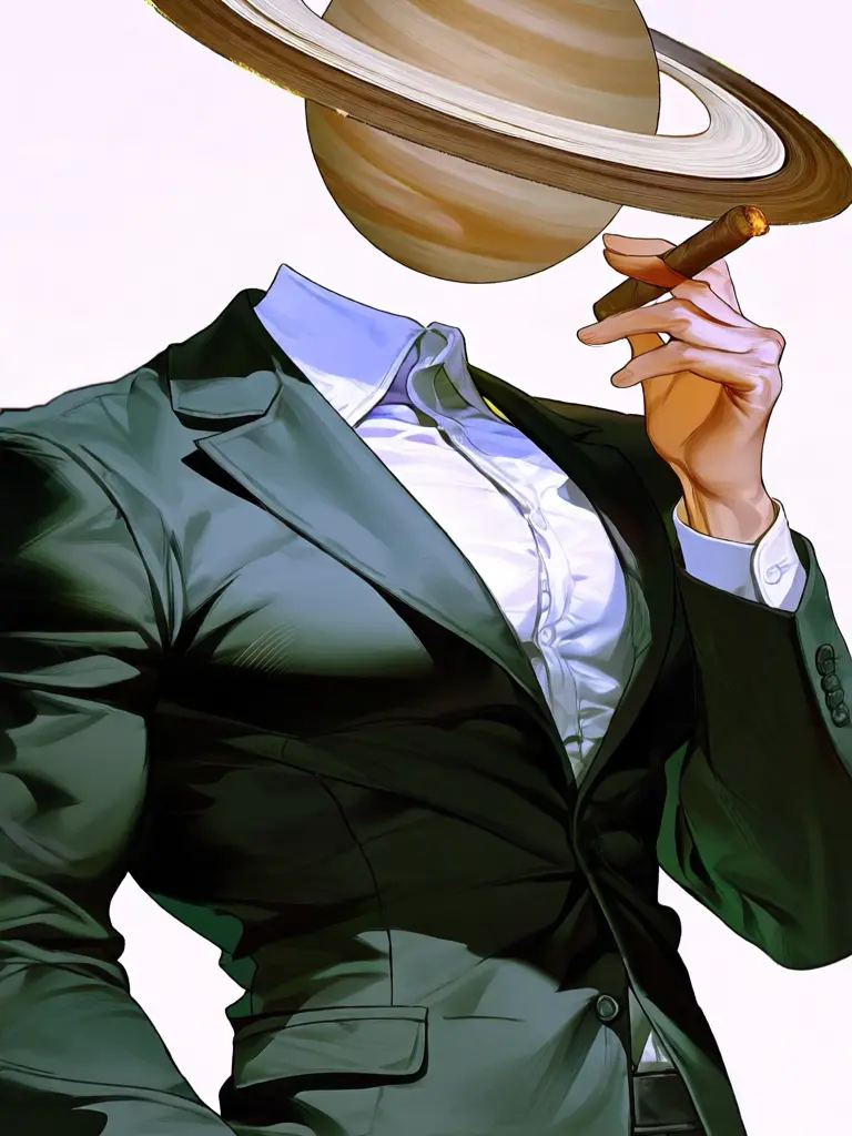 cherry_LO의 The Gentleman with the Saturn Head