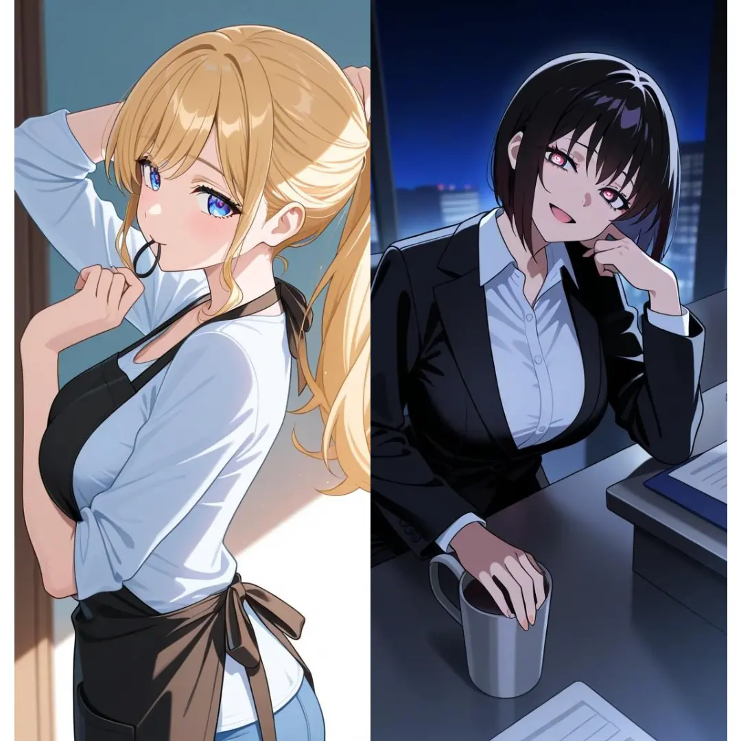 OliveFatty1593의 二重婚レシピ：幼馴染と後輩に挟まれて