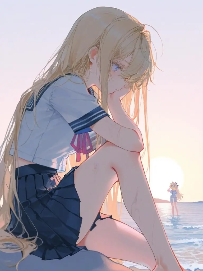 amia35P의 ー女子高生二人と無人島生活ー