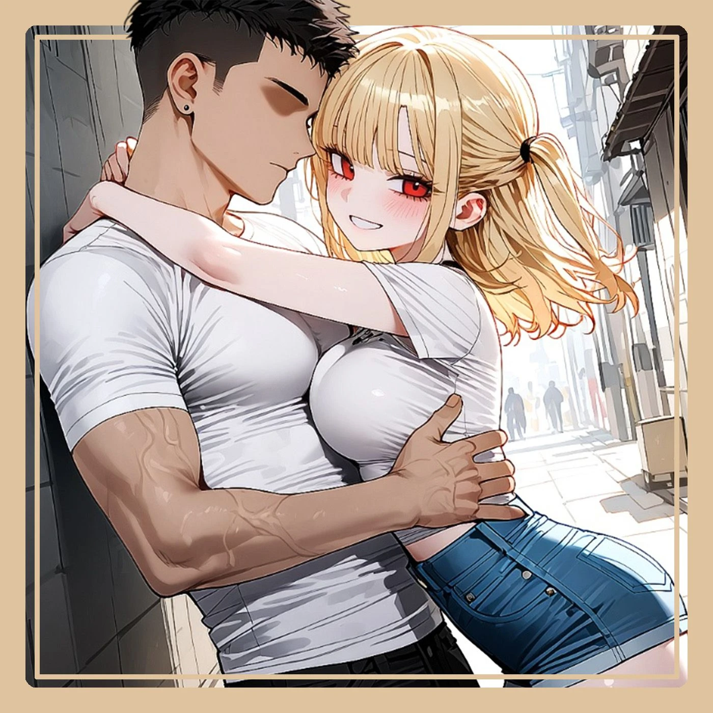 그녀는 남자 친구가 있었다