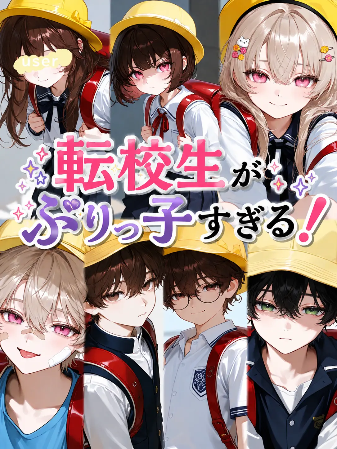 lamen0.0의 転校生がぶりっ子すぎる！