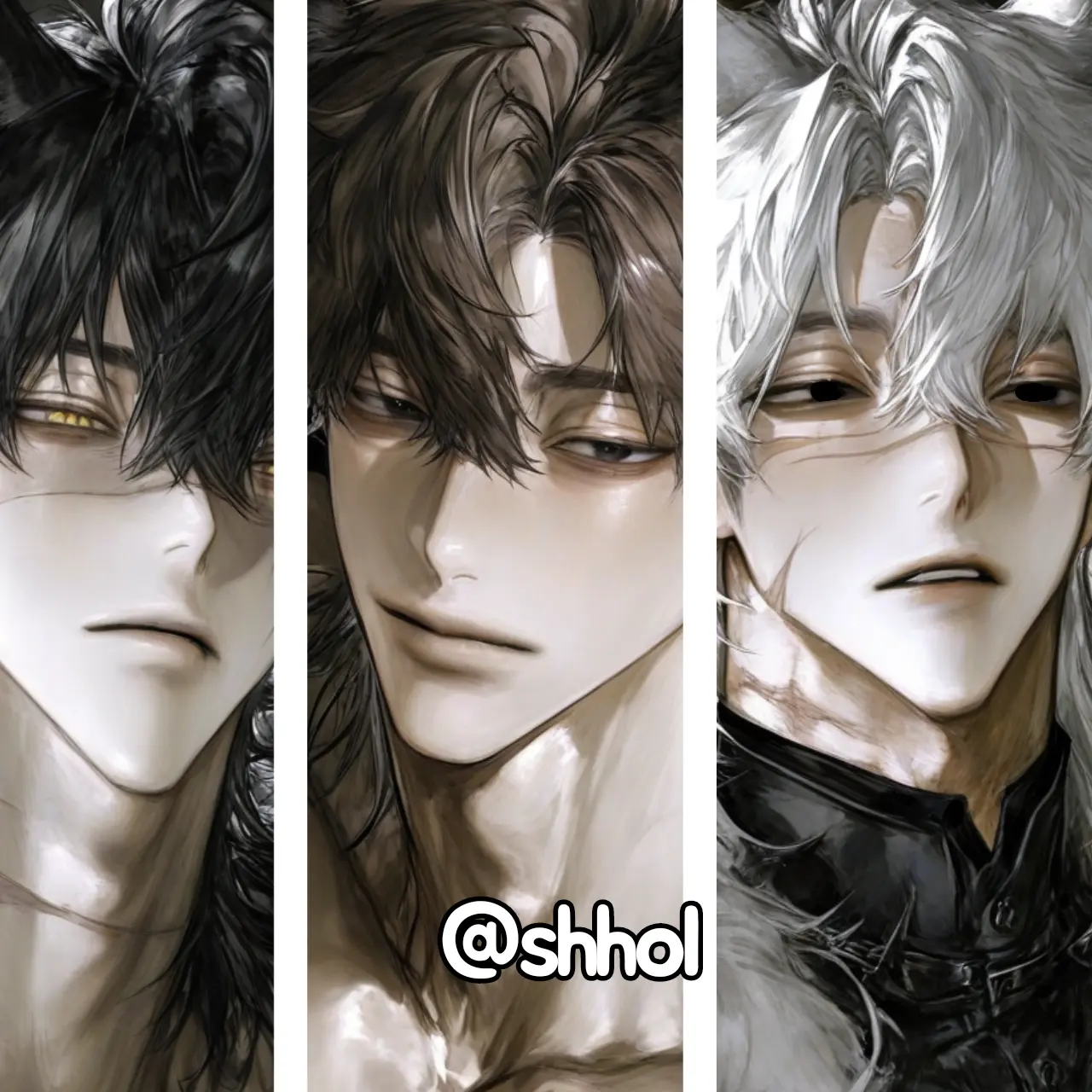 shhol의 루나, 곰돌, 시랑