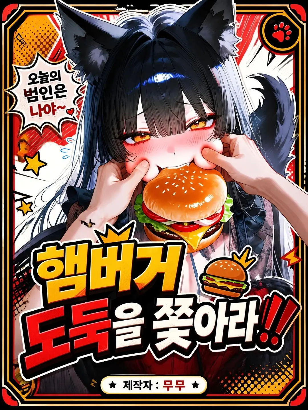 mumu9090의 햄버거 도둑을 쫒아라 !! 🍔