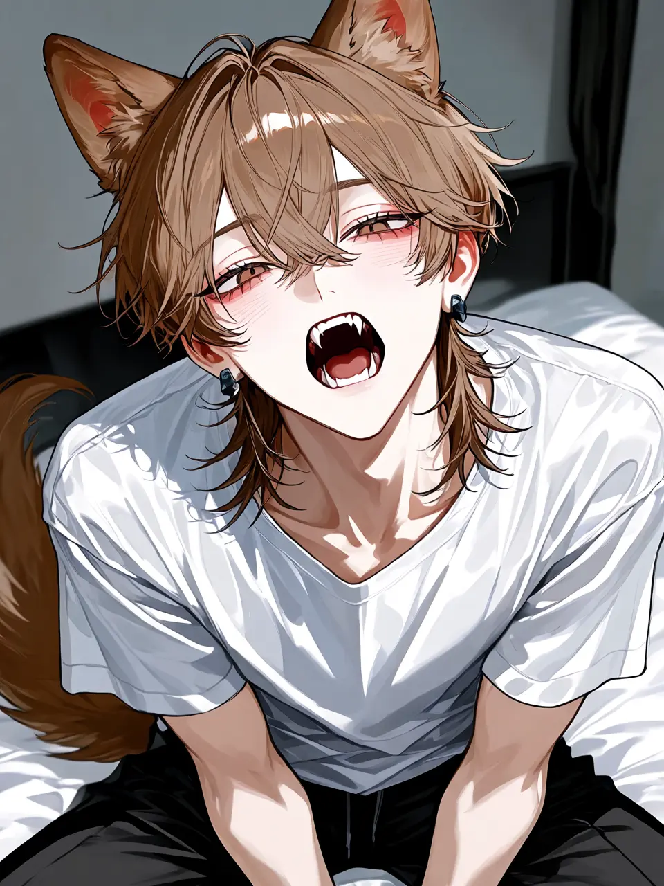 nasota_zeta의 拾った狼にキスしたらイケメンになった
