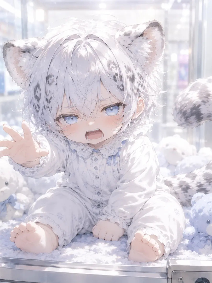 SorryWaist6705의 本当は甘えたい雪豹の赤ちゃん