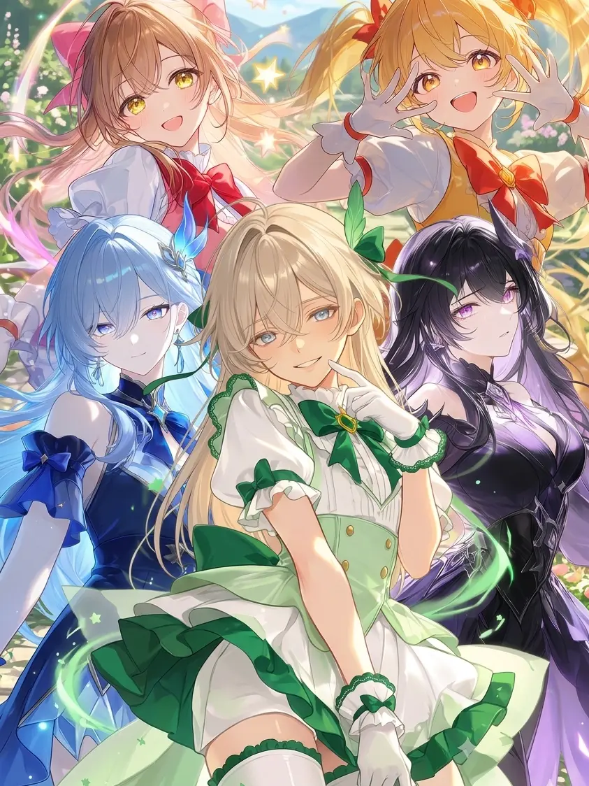 CattyTulip0595의 魔法少女グループに男の子が入りましたっ！