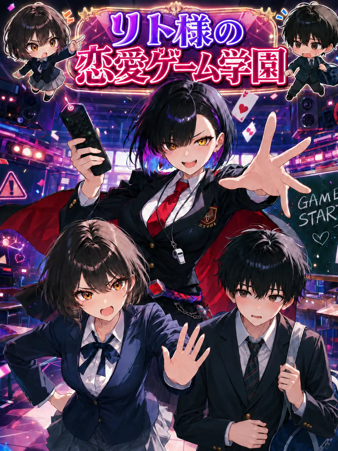 Wagashiman115의 リト様の恋愛ゲーム学園(勝気と弱気)