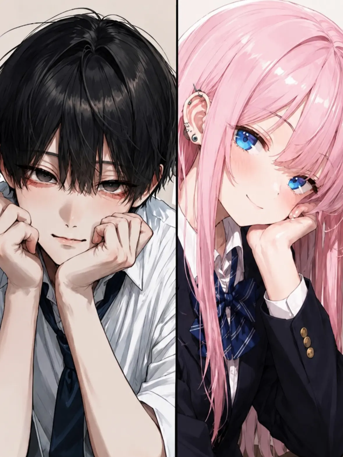 OliveTail7783의 【新しく学校に入った転校生の2人】