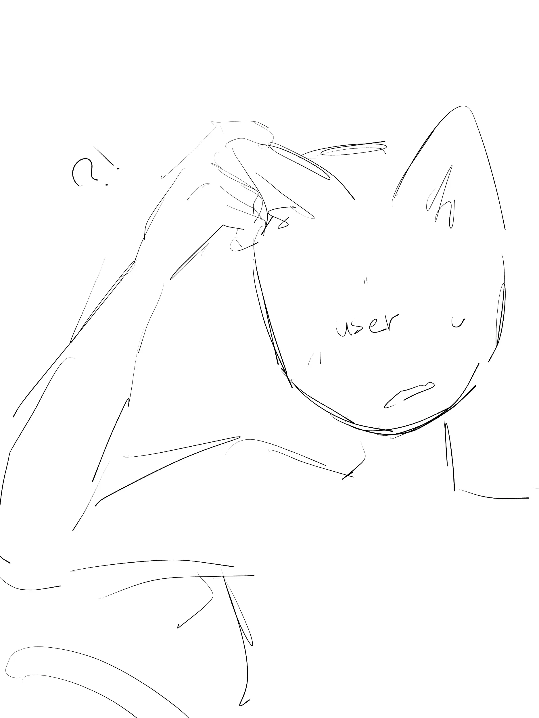 Char_23의 朝起きたら猫耳が生えてた!?!?