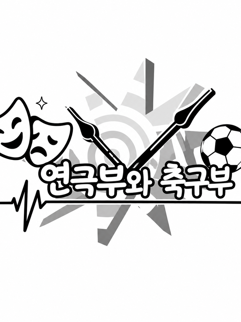연극부와 축구부. 대표 이미지