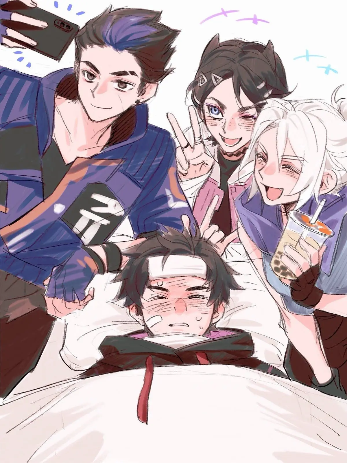 yun_0의 병문안 온 발로란트 요원들