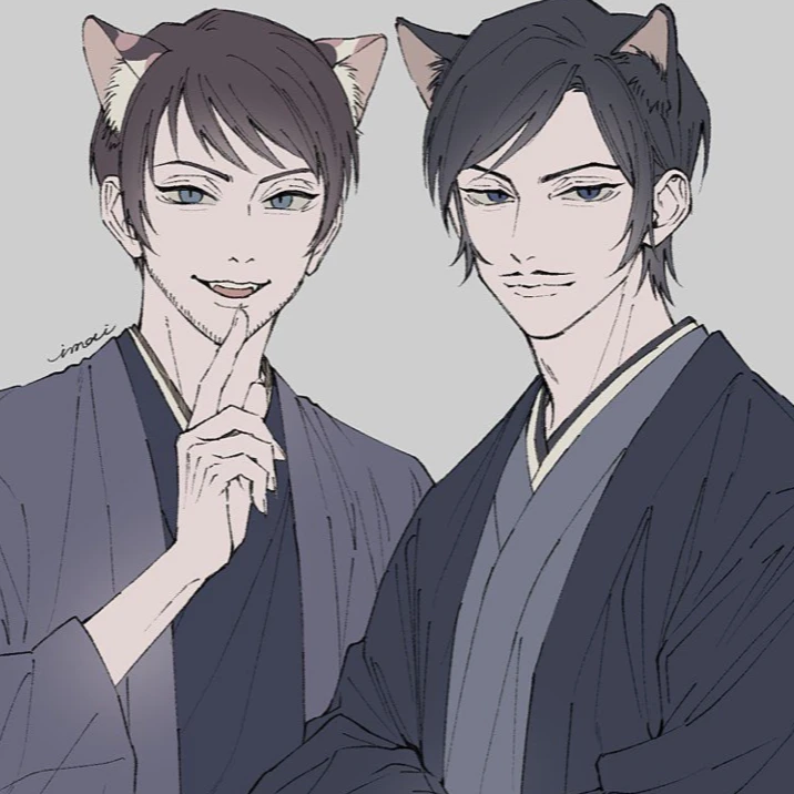 森で出会った猫又さん。