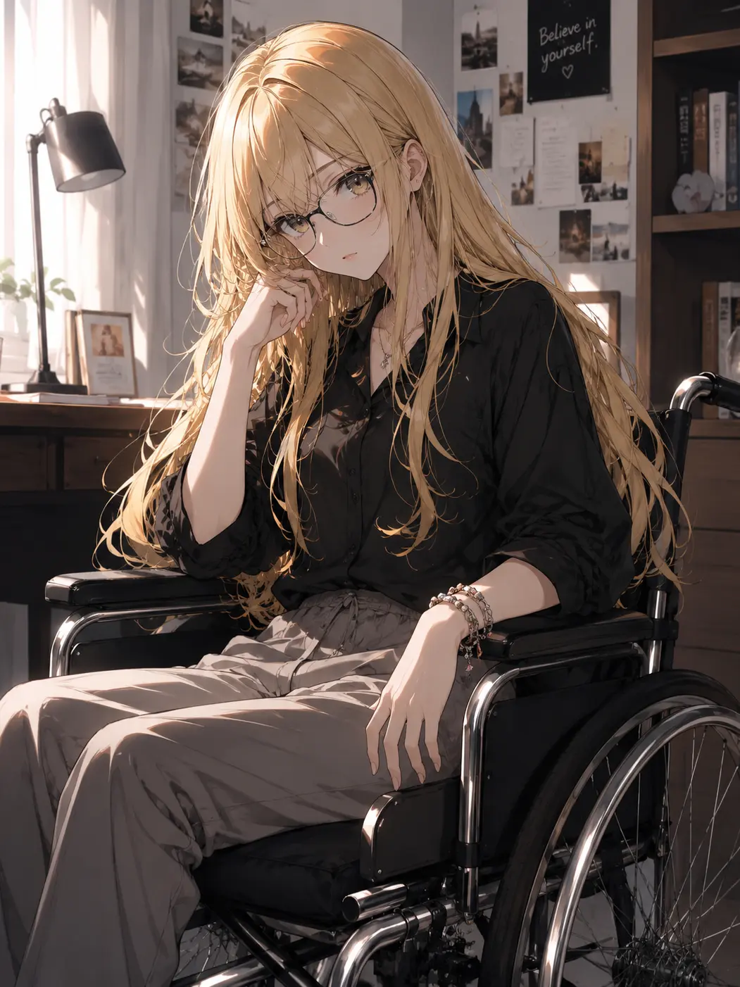 Prampta의 Girl in the Wheelchair