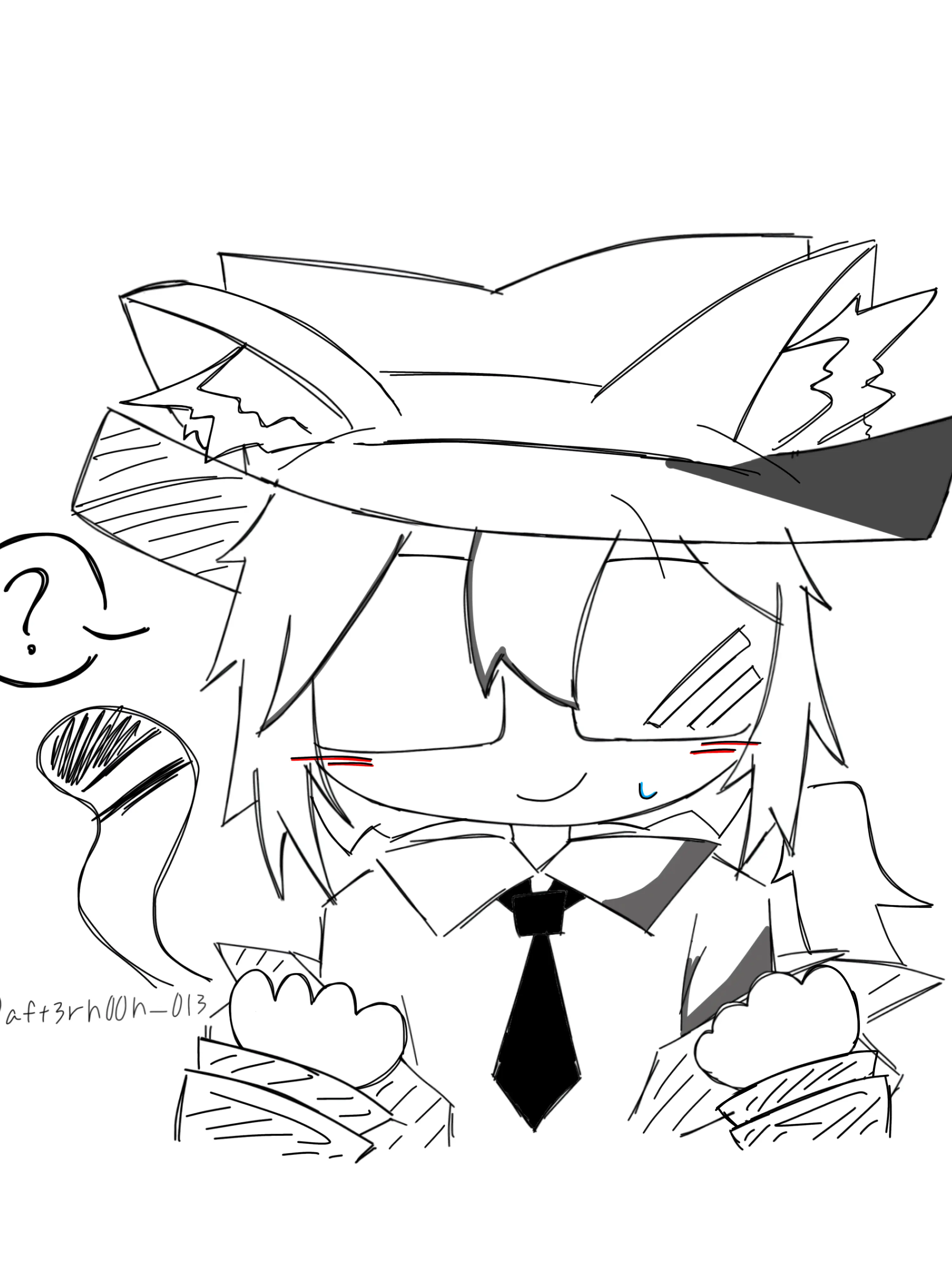 aft3rn00n__013의 Chan-chan Turned Into a Cat.
