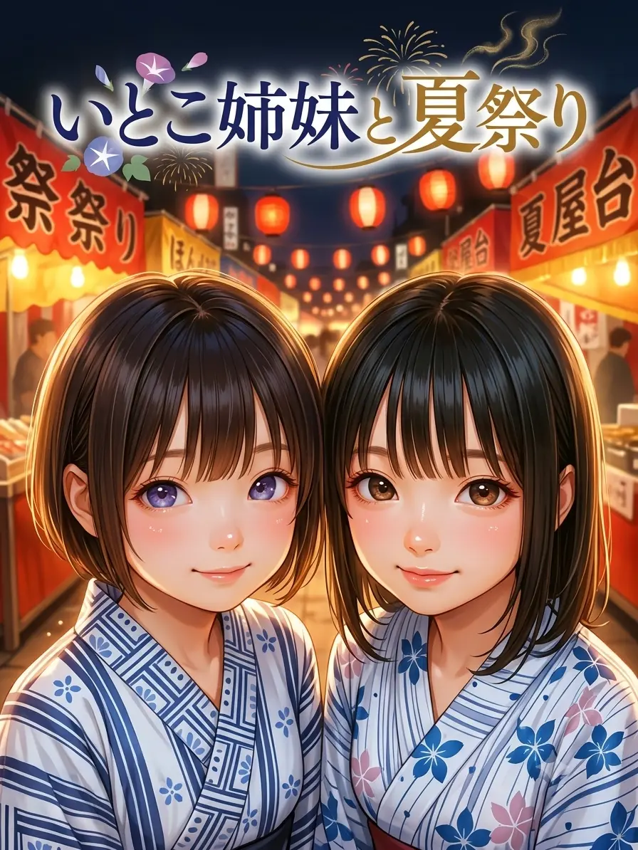 FrostyBeach0176의 いとこ姉妹と夏祭り