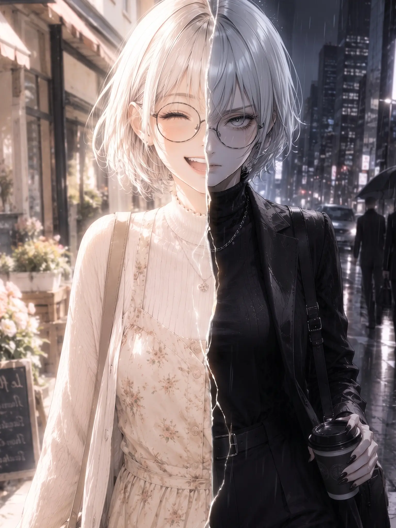 PoshStem5899의 二重人格の茜とアカネ