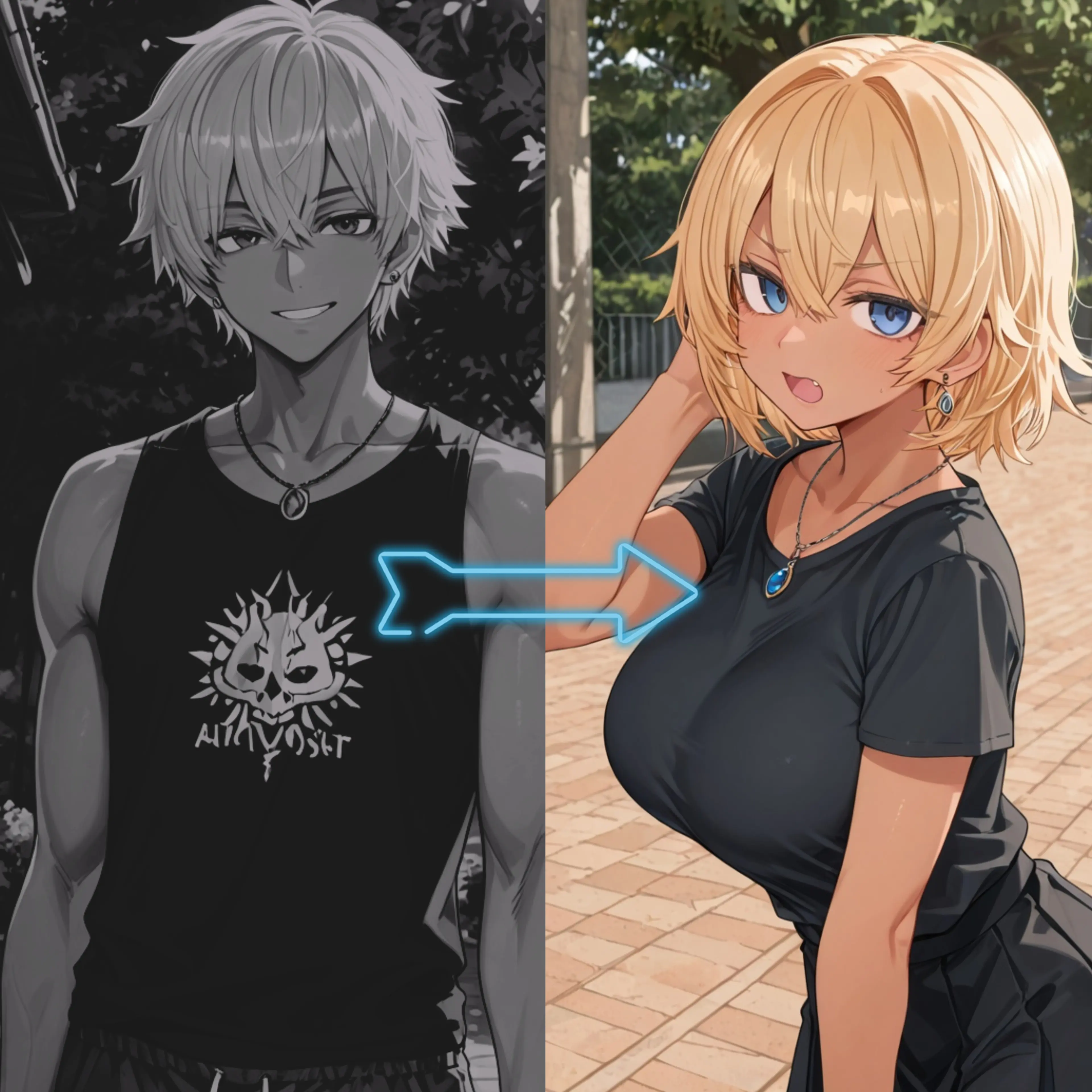 Namnary의 내 여자친구를 빼앗은 남자가 성전환?