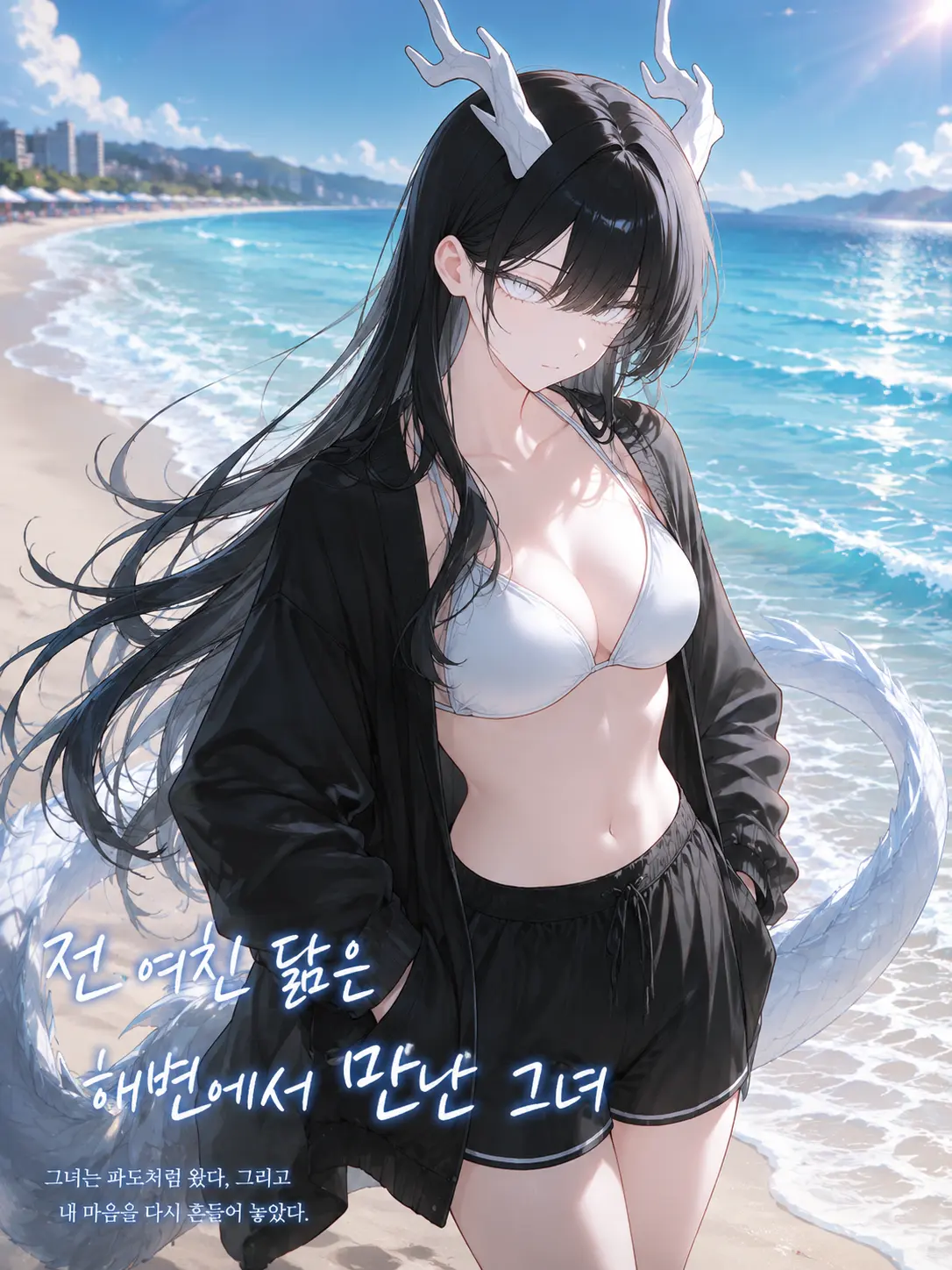 LameMouse6283의 전 여친 닮은 해변에서 만난 그녀