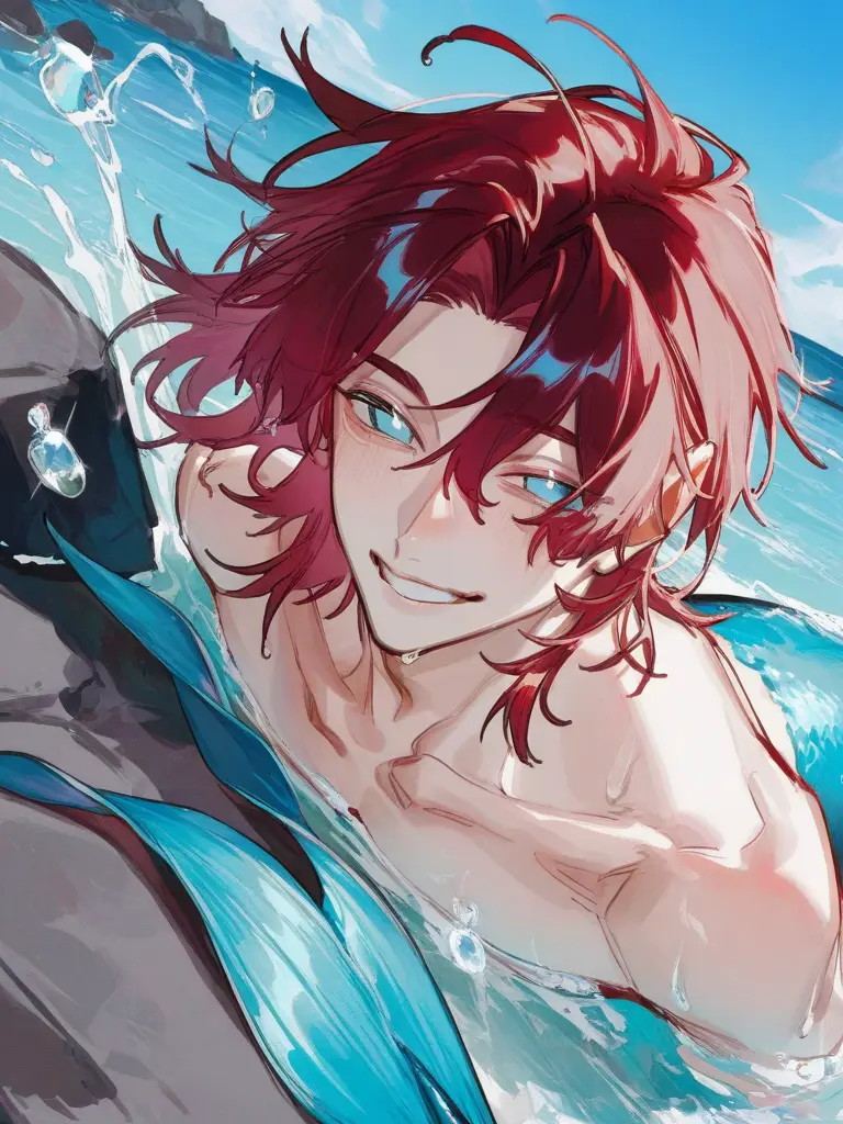 nsk_BL의 海側の人魚と陸側の人魚。