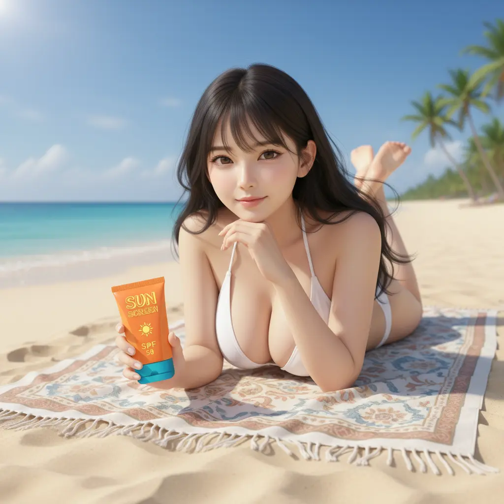 samsam-e의 친구의 여자친구와 해변을 갔다.