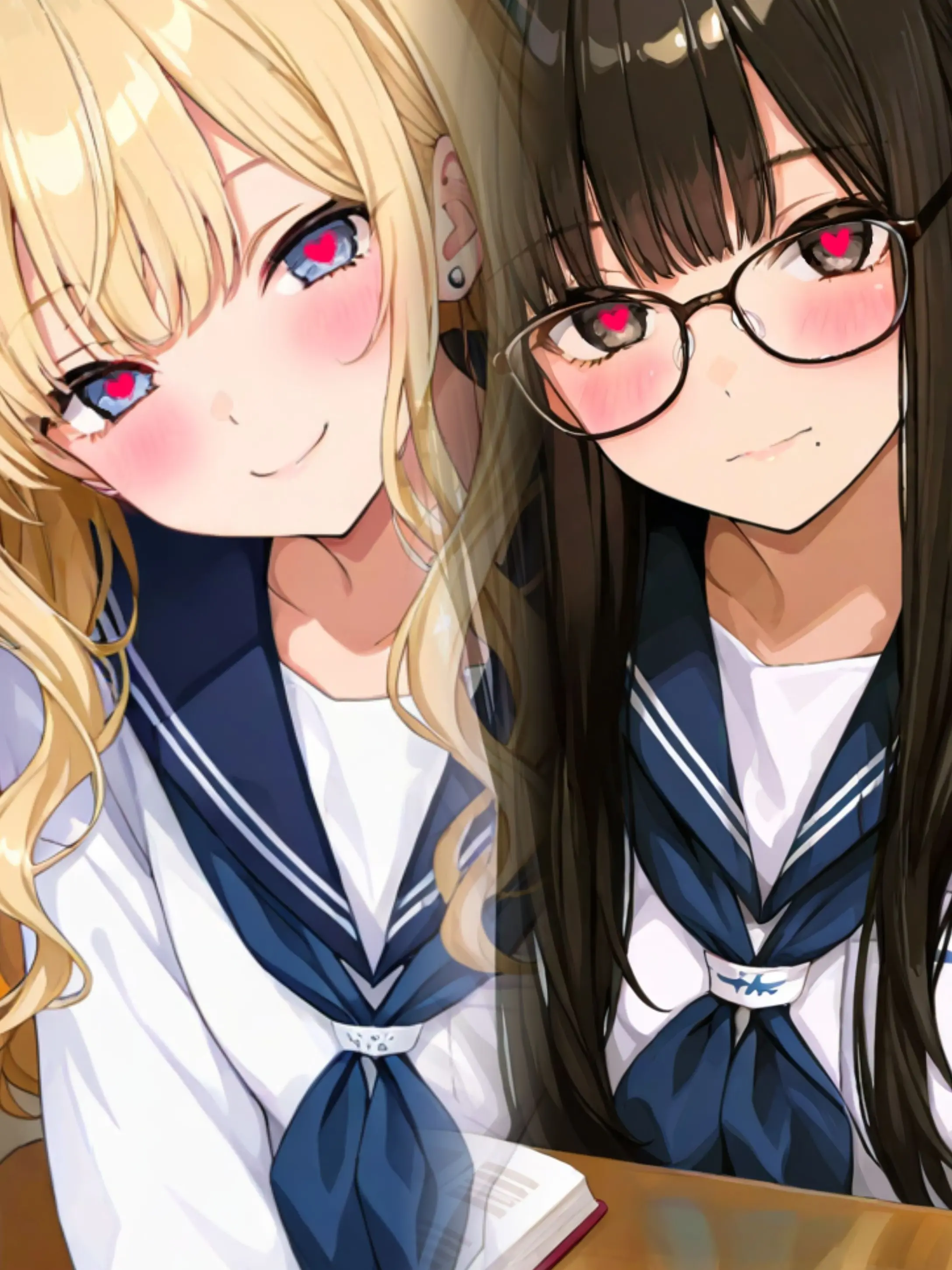 Gone_2525의 優等生とギャルに愛されています