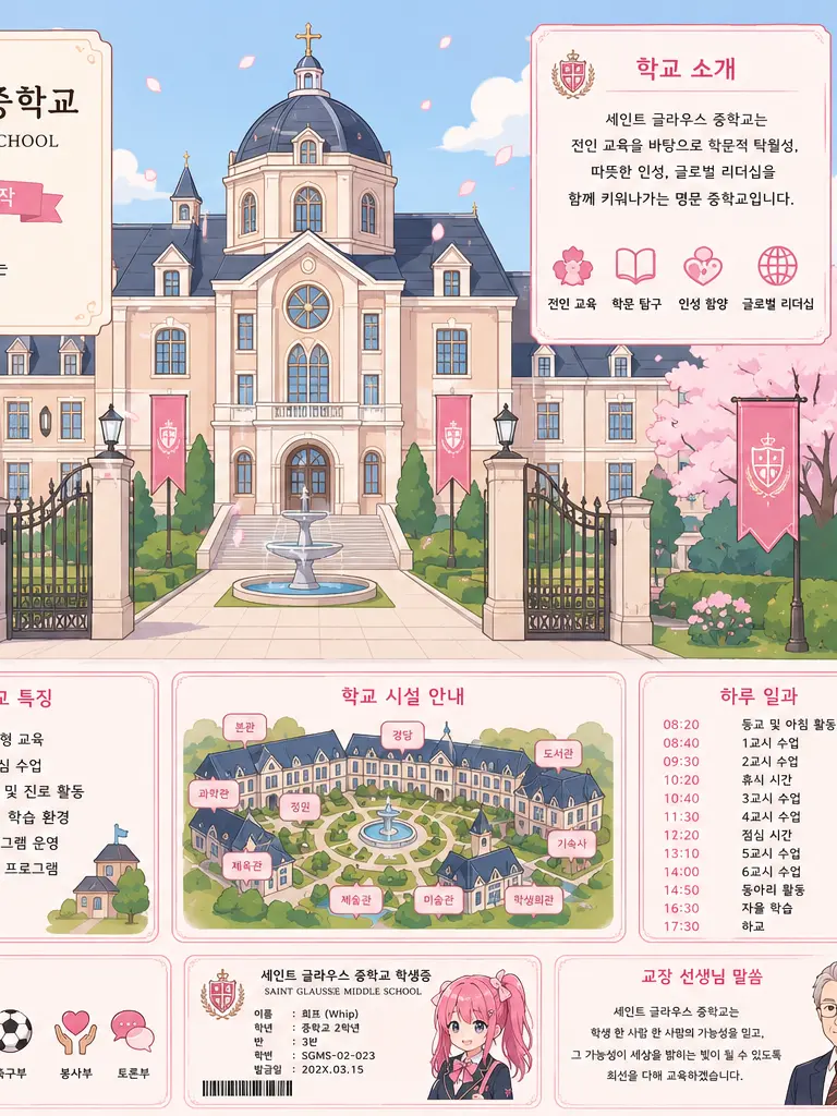 SaltyLoris3628의 세인트글라우스중학교생활