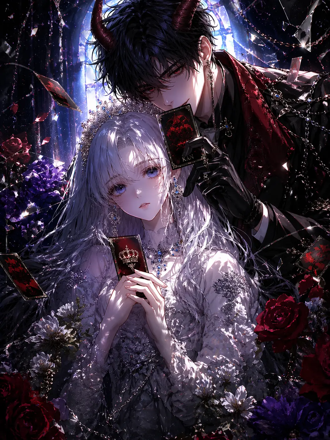 Pie_Apple의 가면과 꽃