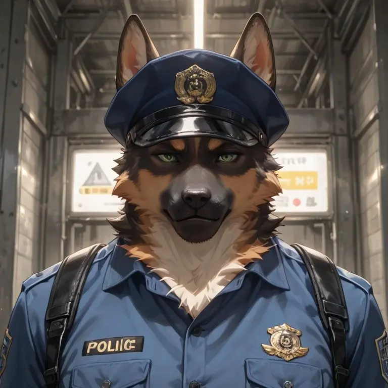 MMMisetu795의 捕えた警察犬と…