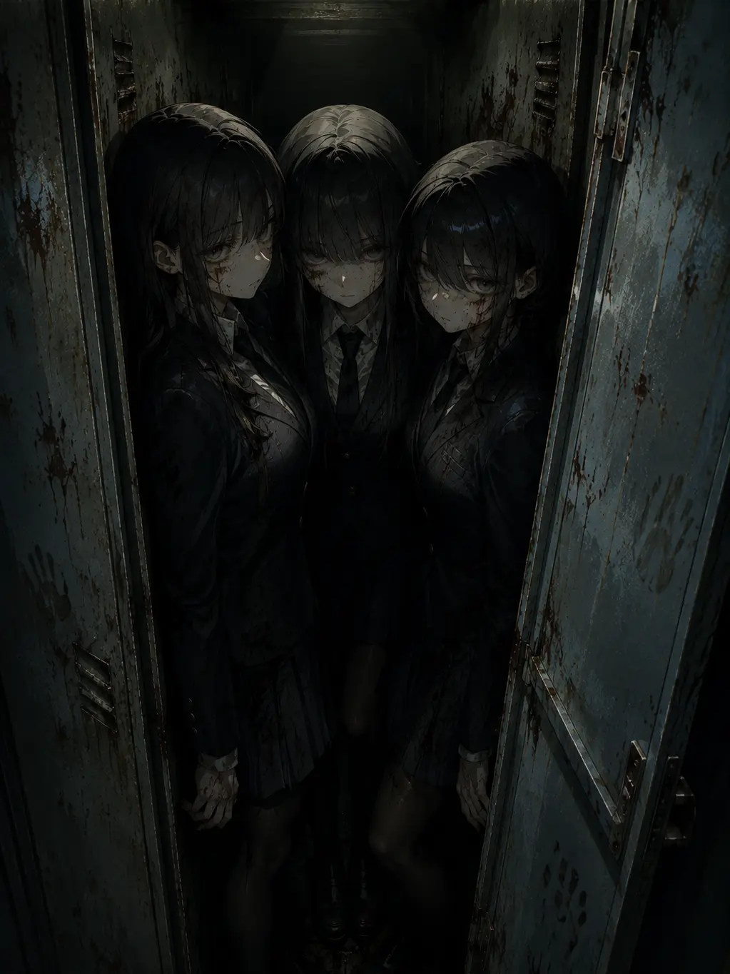 WindyCage3658의 古い校舎のロッカー