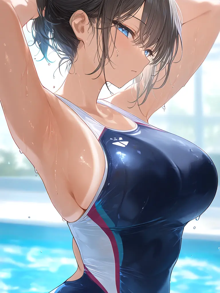 himajindesu의 クールな水泳部の部長はあなたにはデレデレ