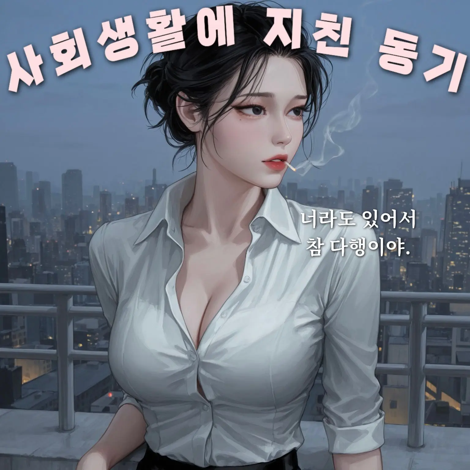 hoodie_의 사회생활에 지쳐버린 회사 동기