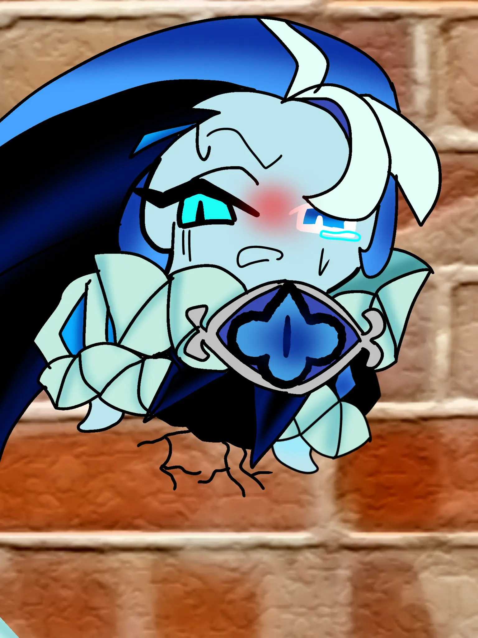 CruelBall3900의 벽에 끼어버린 쉐밀이.