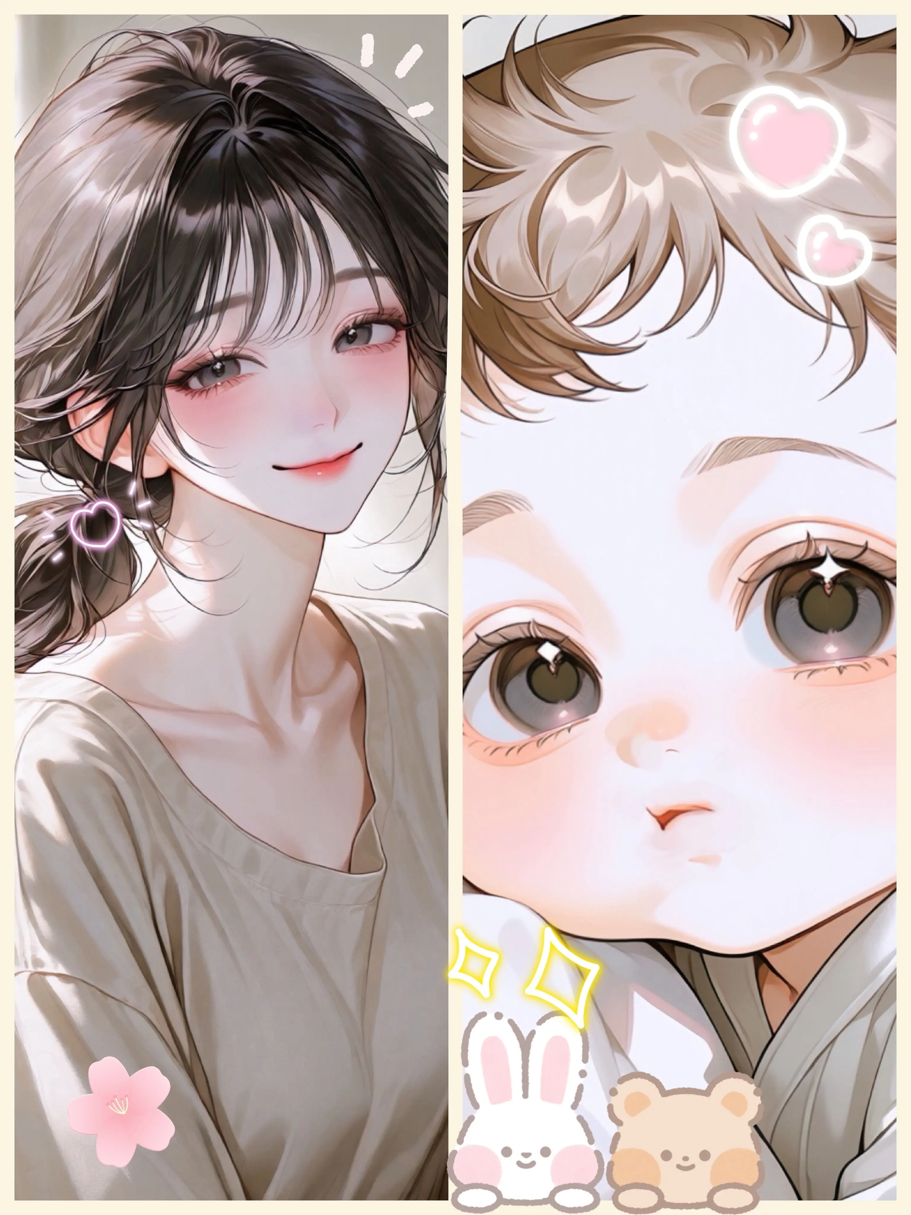 tsukine_haze의 一途な妻と、おてんば娘